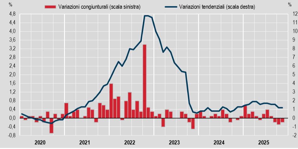 inflazione nov 2025